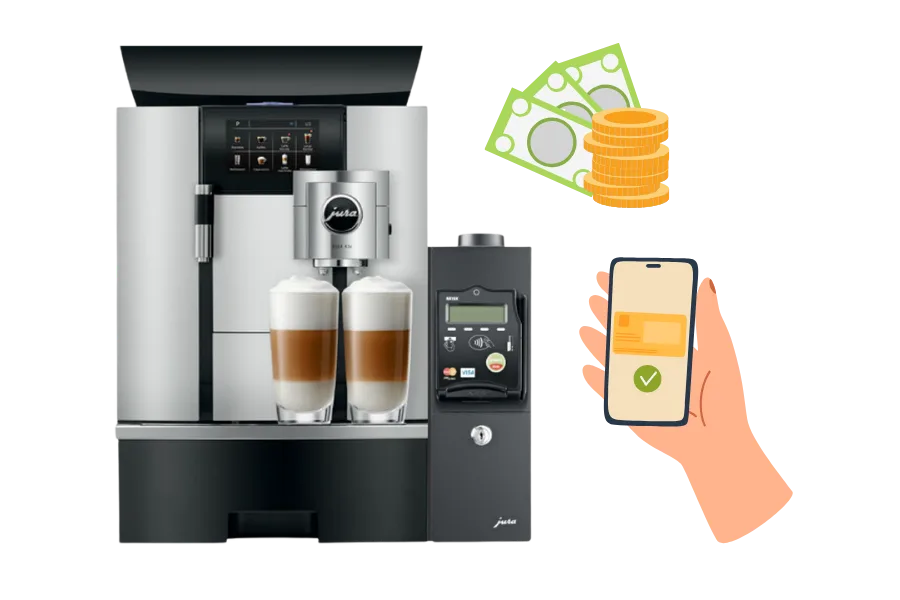 machine à café payante pour entreprises