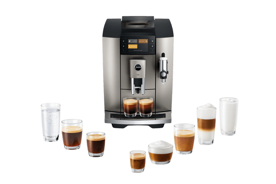 Jura E8 machine café lait et cappuccino