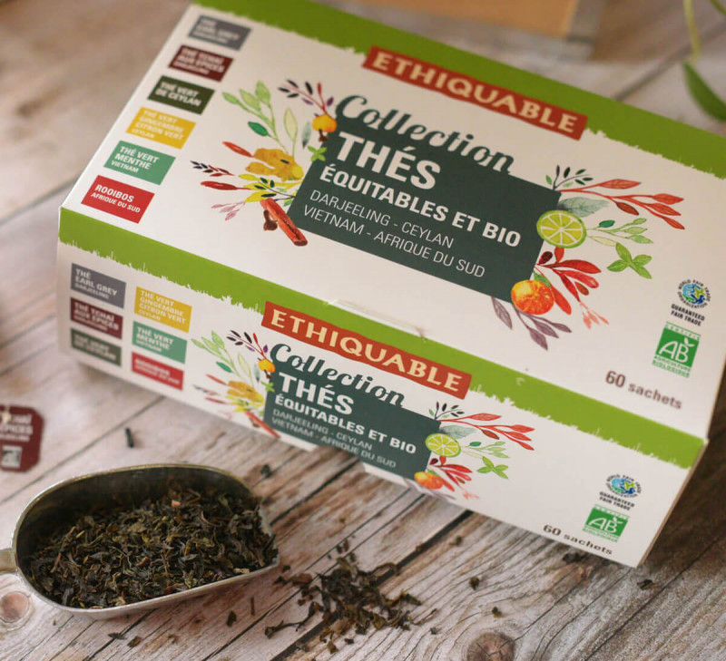assortiment de thés pour entreprises