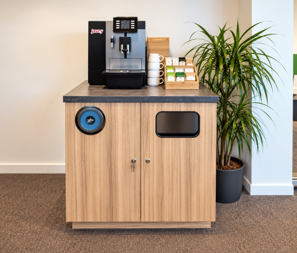 meuble pour machine à café et coffee corner