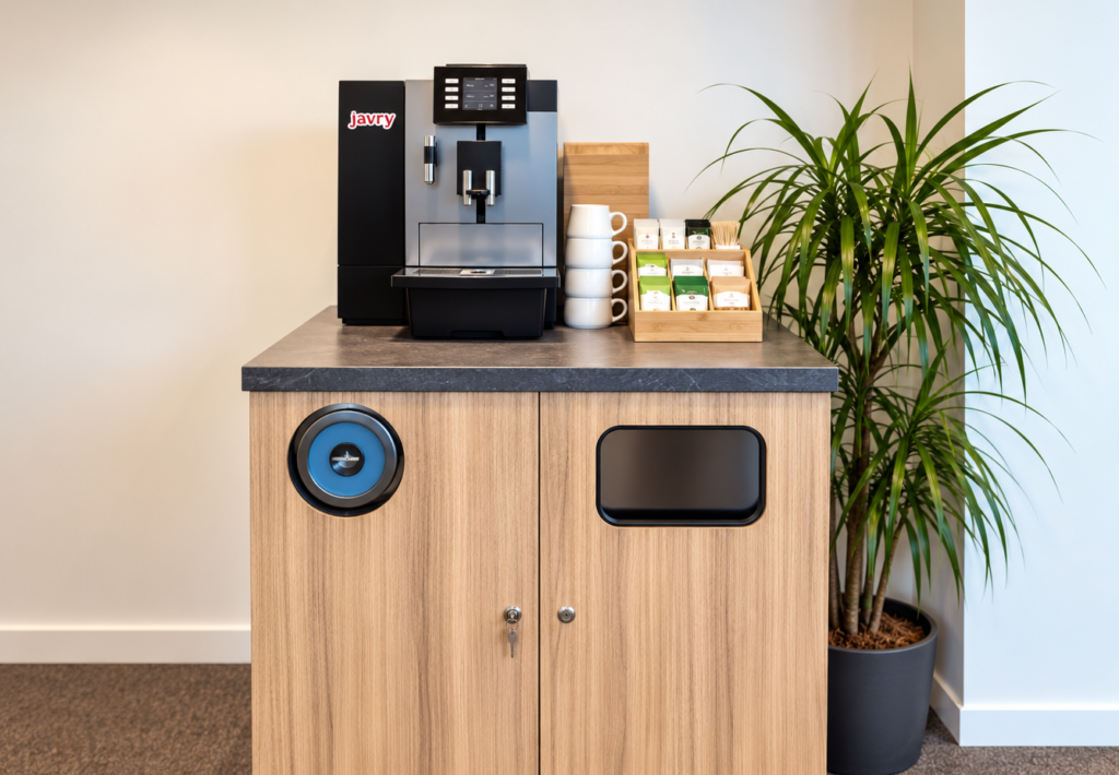 meuble pour machine à café et coffee corner